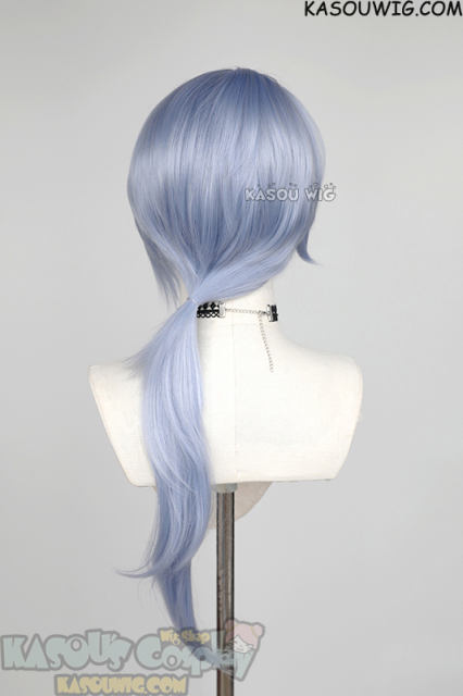 NU: Carnival Edmond 80cm long icy blue layered ponytail wig