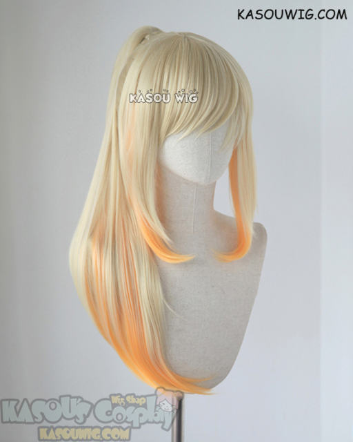 【In Production】Kono Subarashii Sekai ni Shukufuku wo! Darkness / Dustiness Ford Lalatina blonde orange ombre ponytail wig