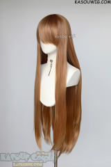 L-4 KA023 100cm/39.5" long straight versatile caramel brown wig / Spice and Wolf Horo