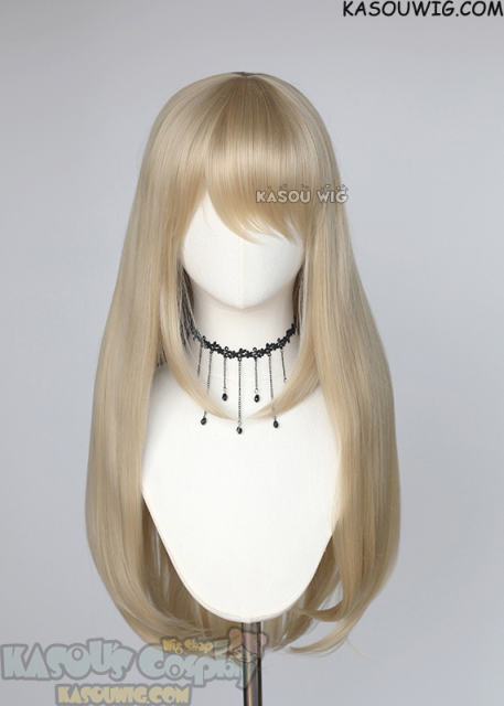 L-2 / KA009 Beach Blonde 75cm long straight wig