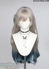 Honkai: Star Rail Firefly 80cm dyed green wavy wig