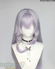 Honkai: Star Rail Black Swan 105cm long wavy silver lavender to lilac ombre wig