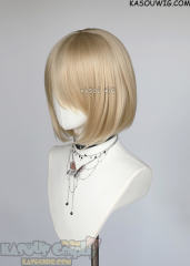 S-6 KA009 Beach Blonde short bob wig with long bangs
