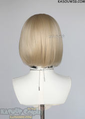 S-6 KA009 Beach Blonde short bob wig with long bangs