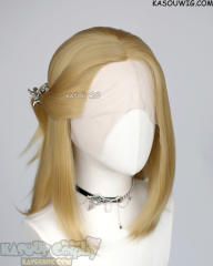 Lace Front>> honey butter blonde middle part medium length wig LFM-1/KA011