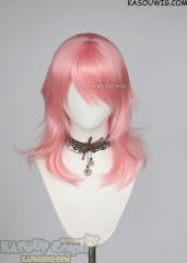 M-3 KA033 Light Pink 52cm long layered choppy wig