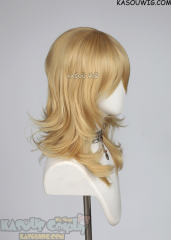 M-3 KA011 Honey Butter Blonde 52cm long layered choppy wig