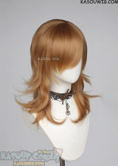 M-3 KA018 Dark Ginger Orange 52cm long layered choppy wig