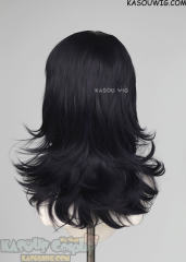 M-3 SP31 Deep Purple 52cm long layered choppy wig