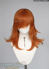 M-3 SP15 Pumpkin Orange 52cm long layered choppy wig