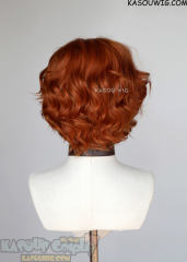 Lace Front>> The Arcana Julian Devorak Auburn brown side parted curly wig
