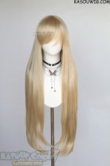 L-4 KA009 100cm/39.5" long straight versatile Beach Blonde wig