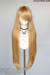 L-4 KA012 100cm/39.5" long straight versatile Golden Blonde wig