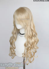 L-1 / KA006 light blonde 75cm long curly wig