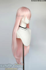 L-4 SP34 100cm /39.5" long straight versatile pale pink wig