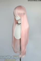 L-4 SP34 100cm /39.5" long straight versatile pale pink wig