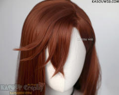 Dandadan Momo Ayase shoulder length auburn red bob wig