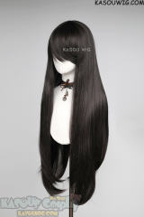L-4 SP09 100cm/39.5" long straight versatile Dark Gray wig / Puella Magi Madoka Magica Akemi Homura