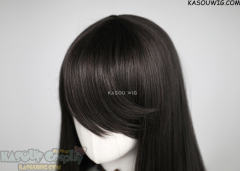 L-4 SP09 100cm/39.5" long straight versatile Dark Gray wig / Puella Magi Madoka Magica Akemi Homura
