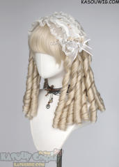 NANA Misato Uehara platinum blonde spiral curls lolita wig