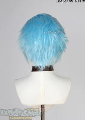 Lace Front>>> Light Blue all back spiky wig LFS-1/KA046