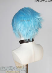 Lace Front>>> Light Blue all back spiky wig LFS-1/KA046