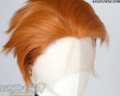 Lace Front>> Pumpkin Orange all back spiky wig LFS-1/SP15