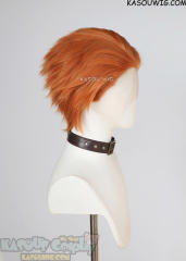 Lace Front>> Pumpkin Orange all back spiky wig LFS-1/SP15