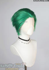 Lace Front>>> Emerald Green all back spiky wig LFS-1/KA062