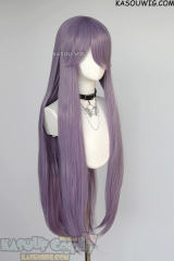 L-4 SP33 100cm/39.5" long straight versatile Grayish Purple wig