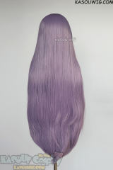 L-4 SP33 100cm/39.5" long straight versatile Grayish Purple wig