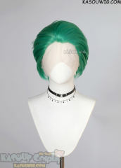 Lace Front>>> Emerald Green all back spiky wig LFS-1/KA062