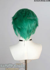 Lace Front>>> Emerald Green all back spiky wig LFS-1/KA062