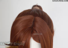 Dandadan Momo Ayase auburn red ponytail wig