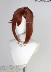 Dandadan Momo Ayase auburn red ponytail wig