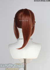 Dandadan Momo Ayase auburn red ponytail wig