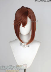 Dandadan Momo Ayase auburn red ponytail wig