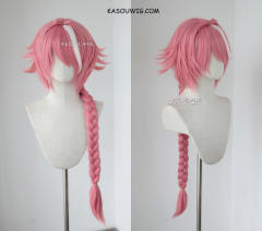 Fate Apocrypha Astolfo 85cm long braid pink cosplay wig