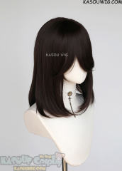 AOT Eren M-1/ KA031 Deepest Brown bob cosplay wig shoulder length wig