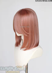 M-1/ KA037 dusty pink long bob cosplay wig. shouder length lolita wig