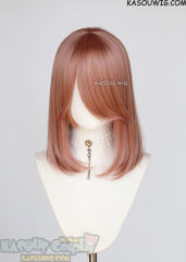 M-1/ KA037 dusty pink long bob cosplay wig. shouder length lolita wig