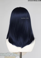 Lace Front>> Dark Blue middle part medium length wig LFM-1/SP10 Arcane Caitlyn