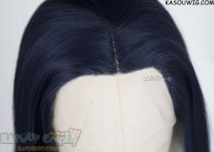 Lace Front>> Dark Blue middle part medium length wig LFM-1/SP10 Arcane Caitlyn