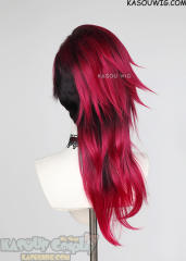 Lace Front >>> Arcane S2 Vi long layered pink black wig