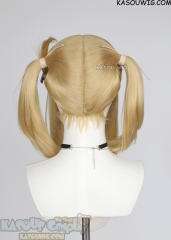 M-2/ KA011 ┇ 50CM / 19.7" Honey Butter blonde pigtails base wig with long bangs