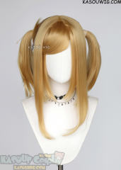 M-2/ KA012 ┇ 50CM / 19.7" golden blonde pigtails base wig with long bangs