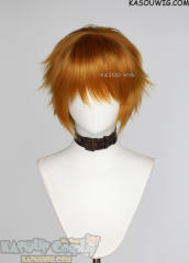Genshin Impact Tartaglia Childe S-1/KA019 Short carrot orange layered wig, easy to style