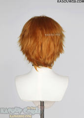 Genshin Impact Tartaglia Childe S-1/KA019 Short carrot orange layered wig, easy to style