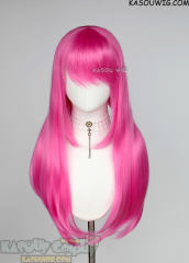 L-2 / KA035 Deep Pink 75cm long straight wig
