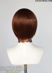 S-2 / KA026 Walnut Brown smooth cosplay wig with long bangs